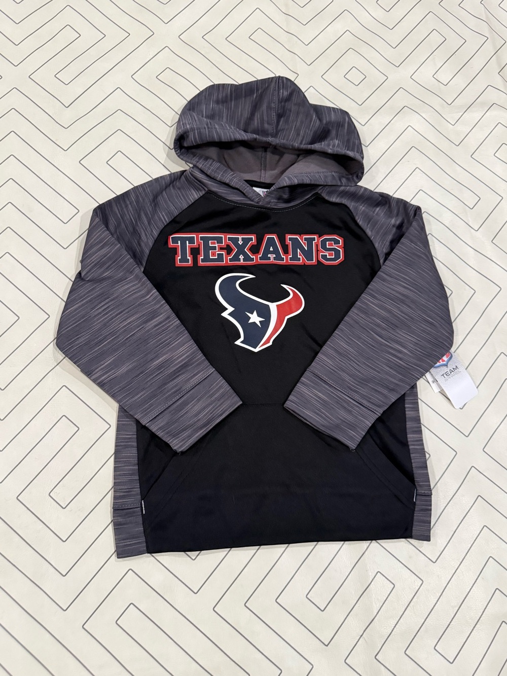 NWT NFL Texans Black & Gray Hoodie